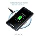 Fast Wireless Charger,UGpine QI Wireless Charging Pad for Samsung Galaxy S8,S8 plus,S7,S7 Edge,Note 5,Note 8,S6 Edge Plus,Support Standard Charge for all QI-enabled Devices
