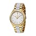 Michael Kors Watches Slim Runway Three Hand Stainless Steel Watch (Gold/White)