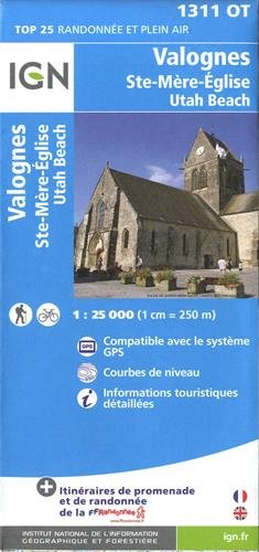 Valognes / St-Mere-Eglise / Utah Beach 2013: IGN.1311OT by (Map)