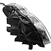 Spec-D Tuning 2LH-COR03JM-RS Toyota Corolla Black Crystal Headlights