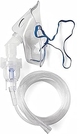 Swinix Adult Oxygen Mask Inhaler Accessories Mask Tube with Adjustable Oxygen Concentration