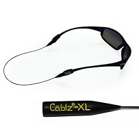 Cablz XL Original Eyewear Retention System 14 Inches ; Black Cord