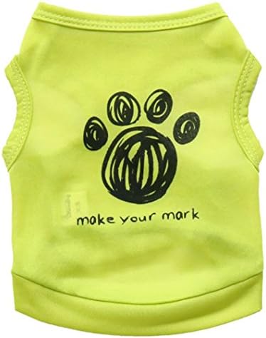 Pet Clothes, Tloowy Cute Paw Print Dog Cat Puppy Shirts Vest Summer Pet T-shirts Tank Tops Chihuahua Teddy Apparel