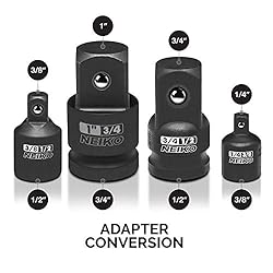 NEIKO 30223A 8 PC Impact Socket Adapter