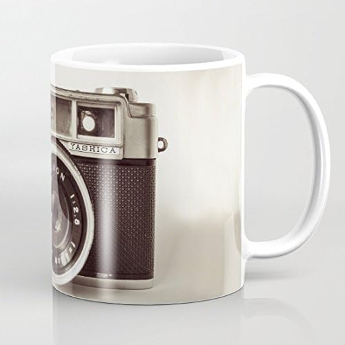 Vintage Camera White Coffee Mug 11 oz