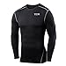 TCA Mens Pro Performance Compression Base Layer Long Sleeve Thermal Top - Black, S