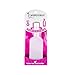 WINE[A]ROO | Portable Foldable Wine Pouch For Women | Bag Almost Holds A Full Bottle | Bonus Clip Included | Gifts & Accessories | Vino Carrier 2 Go (1 Pack, Pink)