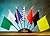 NASCAR Indy Motor Speedway 7 Piece Flag Set
