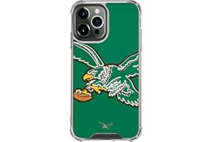 Skinit Clear Phone Case Compatible with iPhone 13 Pro Max - Officially Licensed NFL Philadelphia Eagles Retro Logo Design