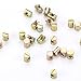 Kenkio 24 Pieces M6 Barrel Nuts Cross Dowels Slotted Nuts for Furniture Beds Crib Chairs