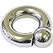 TheChainGang Monster Screwball Rings, Surgical Steel Prince Albert Jewelry for Stretched Piercing