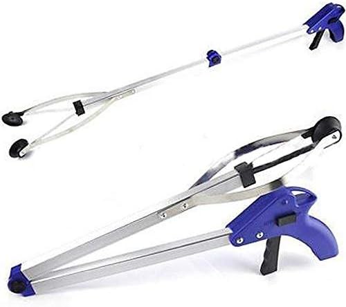 CHHELL Foldable Pick Up Reaching Tool Grabber Picker Claw Gripper Kitchen Litter Helping Hand Tools (80 cm, Multicolour)