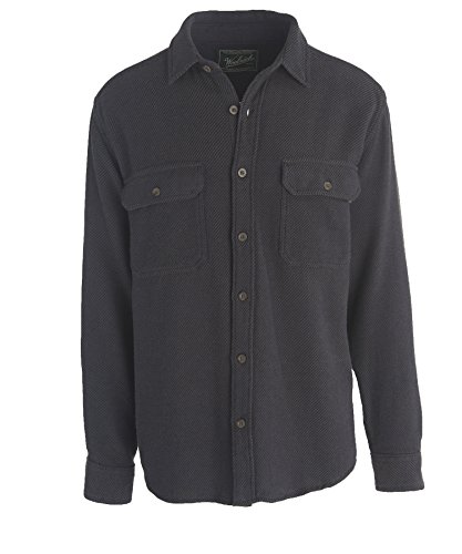 Woolrich Men's Oxbow Bend Flannel Shirt Modern Fit, Deep Indigo Alaskan, X-Large