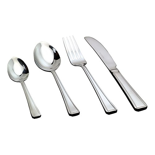 Genware NEV-TS-HL Table Spoon, Harley Pattern (Pack of 12)