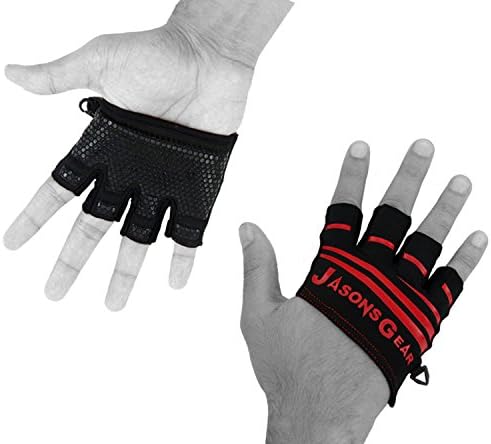 Ultra Gripper V2 weightlifting gloves by JASONS GEAR with Anti-Friction vulcanized grip Palm, Extra padding for Comfort and Callus Protection. Suitable for Weight lifting, WOD , CrossFit ,Cross training, Fitness, Body Building , Gym, lifting grips