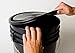 Hudson Exchange Reusable Easy Peel Lid for 3.5, 5, 6, and 7 gal Buckets, HPDE (Black, 1 Pack)