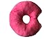 Donut Plush Pillow Stuffed Cushion Soft Toy Decor Gift, 14 Inches (Pink Icing)