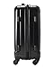 Genius Pack Hardside Luggage Spinner - Smart, Organized, Lightweight Suitcase - TSA Approved Maximum Allowance Cabin Size (Aerial - Jet Black)