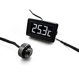 XSPC LCD Temperature Display (Black/White) V3 + G1/4