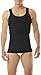 Underworks Mens Compression Body Shirt Girdle Gynecomastia Shirt Medium Black