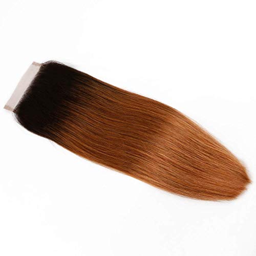 Haha-Straight-Ombre-Human-Hair-Bundles-with-Closure-1B30-Ombre-Brown-Colored-Bundles-with-Closure-24-26-28-22-Two-Tones-Ombre-Brazilian-Virgin-Hair-Weave-Medium-Auburn