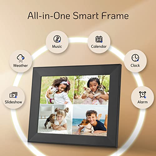 NexFoto Smart WiFi Digital Picture Frame 16GB Memory, Electronic Photo