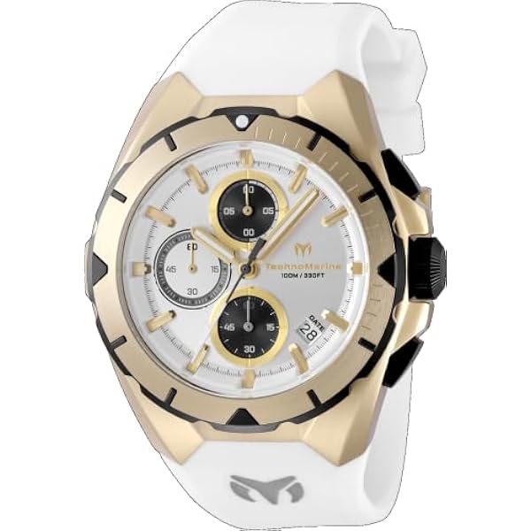 TECHNOMARINE SWISS MADE Ladies watch w/two bands Beach 2 White/Pink W/ Flower 113022 - Technomarine Cruise  main image 2