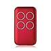 XCSOURCE Universal Gate and Garage Door Remote with Intellicode Security Technology, Controls Up To 4 Garage Door Openers – Compatible with Genie Garage Door Openers 4-Button RED