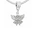 Sexy Sparkles Angels Watching Over Me Dangle Charm Bead for Snake Chain Charm Bracelet