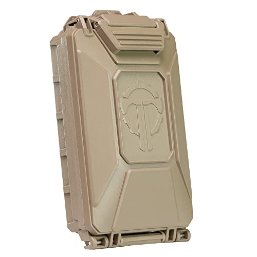 Thyrm CellVault-5M Modular Battery Storage for CR123, 18650, 18350, CR2032 Batteries with Movable Inserts, Made in USA