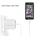 Eaglewood Certified 5W 1A USB Power Wall Charger with 3 Feet / 1 Meter Lightning to USB Cable (2 Pack)