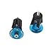 iParaAiluRy Bike Bar End Plugs Handsome Universal Rubber Sponge Aluminum Handlebar Plug (1 Pair, Out Dia. 23mm/28mm, Black/Blue/Golden/Gray/Green/Red)