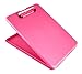 Saunders Pink SlimMate Plastic Storage Clipboard with Low Profile Clip - Portable Mobile Organizer for Home, Office, and Business Use (00835)