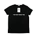 YITAN Women Funny Summer Cute Funny T Shirts Short Sleeve Cotton Top Graphic Tees Black Large