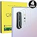[4 Pack] QHOHQ Camera Lens Screen Protector for Samsung Galaxy Note 10/Note 10 Plus/Note 10 + 5G, HD Clear Soft TPU Scratch-Resistant Lens Protective Film
