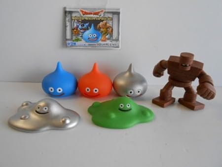 Amazon ドラゴンクエスト モンスター ミュージアム カプver 全6種 全6種 1 スライム 2 スライムベス 3 メタルスラ カプセル玩具 おもちゃ
