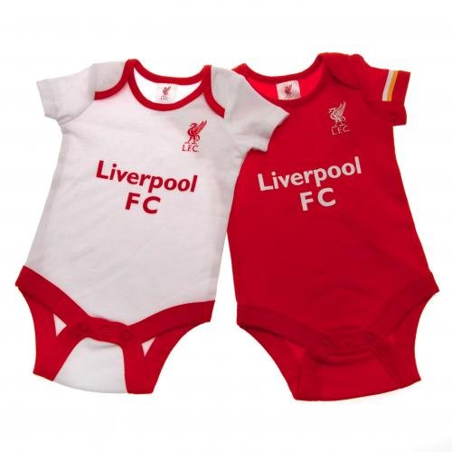 Liverpool FC Authentic EPL Baby Onesies 2 Pack 15/16 design (9-12 MONTHS)