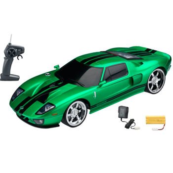 1:10 Licensed Green Ford GT Electric RTR Remote Control RC Car (XQ)