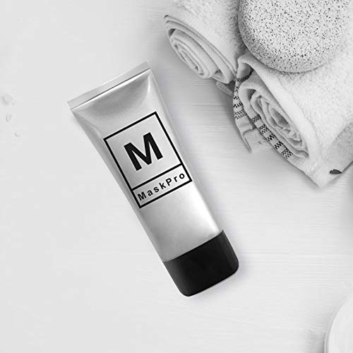 Clay Facial Mask by MaskPro - 100% Natural Kaolin Mud with Activated Charcoal - Skin Detox, Clarify, Cleanse, Porefine & Smooth - Acne Recovery, Blackhead Removal - Anti-aging for Men & Women (100ml)