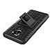 Galaxy J6 2018 Case, Lacass [Shockproof] Tough Rugged Dual Layer Protector Hybrid Case Cover with Kickstand for Samsung Galaxy J6 (2018) - Black