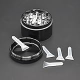 Clear Pollen Kief Keef Scrapers for Tobacco Herbs Grinders - Pack 6
