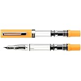 TWSBI TWC10032 Fountain Pen, Eco T Saffron CT, Suction Type, Fine Point F