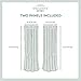Exclusive Home Curtains - EH7970-06 2-96G Chateau Striped Faux Silk Grommet Top Curtain Panel Pair, 54x96, Blush, 2 Piece