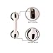 FChome Shower Wall Suction Cup Grab Bars,12 Inches Shower Handle Bar Offers Safe Grip with Strong Hold Suction Cup for Safety Grip Grab in Bathroom，Black