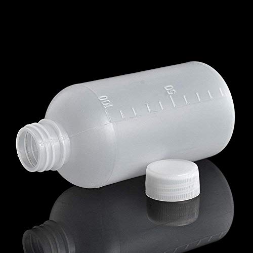 GDGY 20Pcs 100Ml 3.4OZ PE Plastic Empty Small Mouth Graduated Lab Chemical Container Reagent Bottle (100ML20 Pcs) - Thumbnail 5