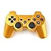 GreeGear Lego Bluetooth Wireless Remote Game Gaming Controller Gamepad Consoles Joypad Joystick Dualshock for Sony Playstation III PS3 with 6-Axis And Dual-Vibration -gold