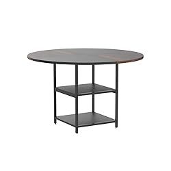 Tribesigns 47 inch Round Dining Table for 4, Wood
