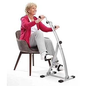 Bi-pedaler 08136 Folding Keep Fit Machine, Silver