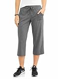 Athletic Works Women's Active Knit Capri Charcoal M