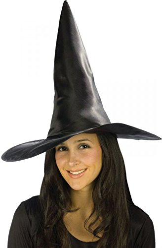 Disc - Witch Deluxe Satin Hat Costume Accessory